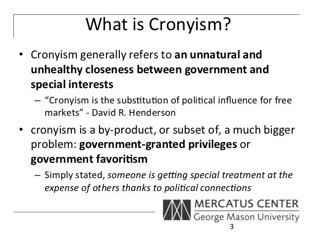 Cronyism: History, Costs, Case Studies & Solutions