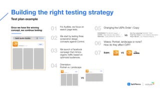 Conversion optimization with A/B testing throughout app lifecycle