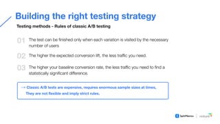 Conversion optimization with A/B testing throughout app lifecycle