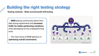 Conversion optimization with A/B testing throughout app lifecycle