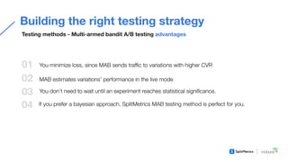 Conversion optimization with A/B testing throughout app lifecycle