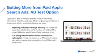 Conversion optimization with A/B testing throughout app lifecycle