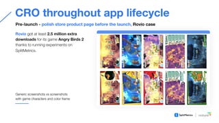 Conversion optimization with A/B testing throughout app lifecycle