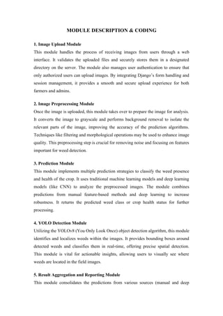 crop recommendation using python project docx | DOCX