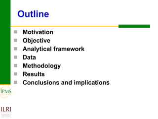 Interdependence of smallholders’ net market positions in crop and livestock markets: Evidence from Ethiopia