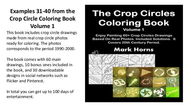 Download Examples 31 40 From The Crop Circle Coloring Book Volume 1