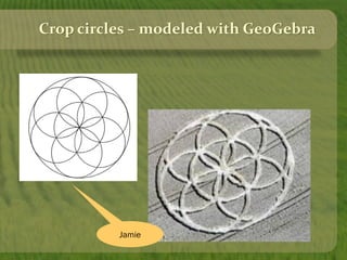 Crop circles – modeled with GeoGebra
Jamie
 