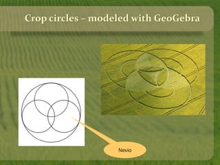 Crop circles – modeled with GeoGebra
Nevio
 
