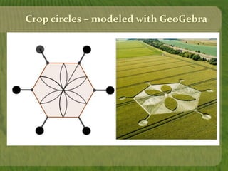 Crop circles – modeled with GeoGebra
 