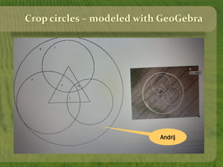 Crop circles – modeled with GeoGebra
Andrij
 