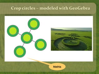 Crop circles – modeled with GeoGebra
Mathis
 