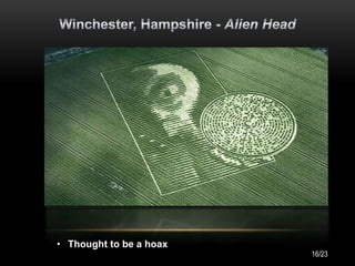 • Thought to be a hoax
16/23
 