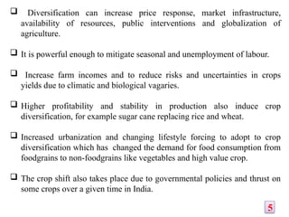 Non Risk Crops Examples CROP DIVERSIFICATION IN CEREAL CROPS THROUGH INTERCROPPING.pptx