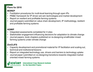 Crop livestock farming systems research in semi-arid southern Africa II