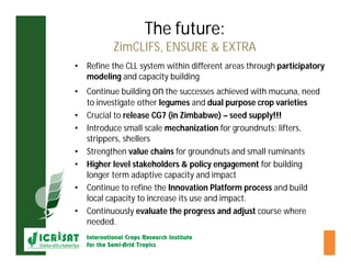 Crop-livestock integration and intensification