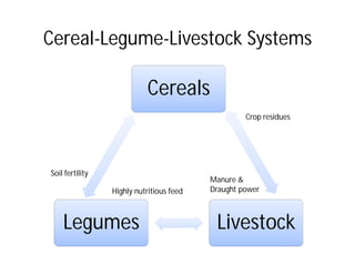 Crop-livestock integration and intensification