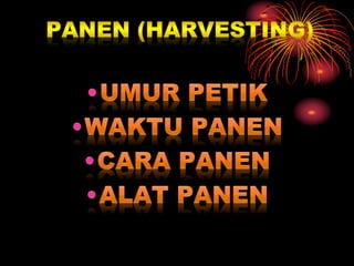 Teknik Budidaya Tanaman - Crop maintenance