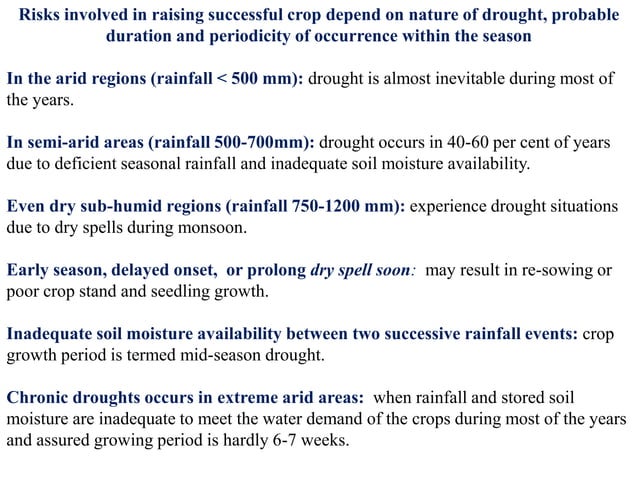 Crop Management In Rainfed Areas Pptx