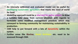 Crop Modelling in Rice | PPTX