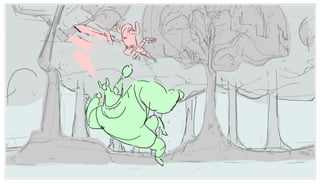 Action/Adventure Animation Fight Scene Storyboard | PDF