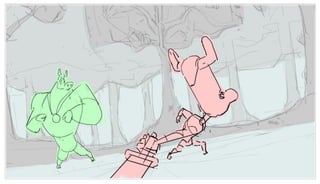 Action/Adventure Animation Fight Scene Storyboard | PDF