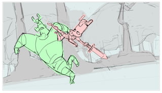 Action/Adventure Animation Fight Scene Storyboard | PDF