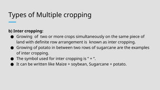Understanding Cropping Systems for Sustainable Agriculture | PPTX