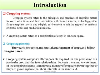 vegetable based cropping systems | PDF