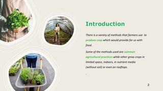 Crop production | PPTX
