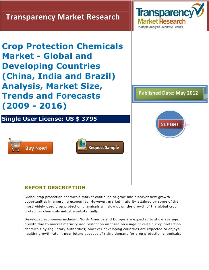 Crop Protection Chemicals Market Global And Developing Countries
