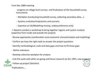 Crop residue tradeoffs in crop-livestock systems - Improving livelihood and environmental benefits from crop residues in smallholder crop-livestock systems in sub-Saharan Africa and South Asia: Regional case studies