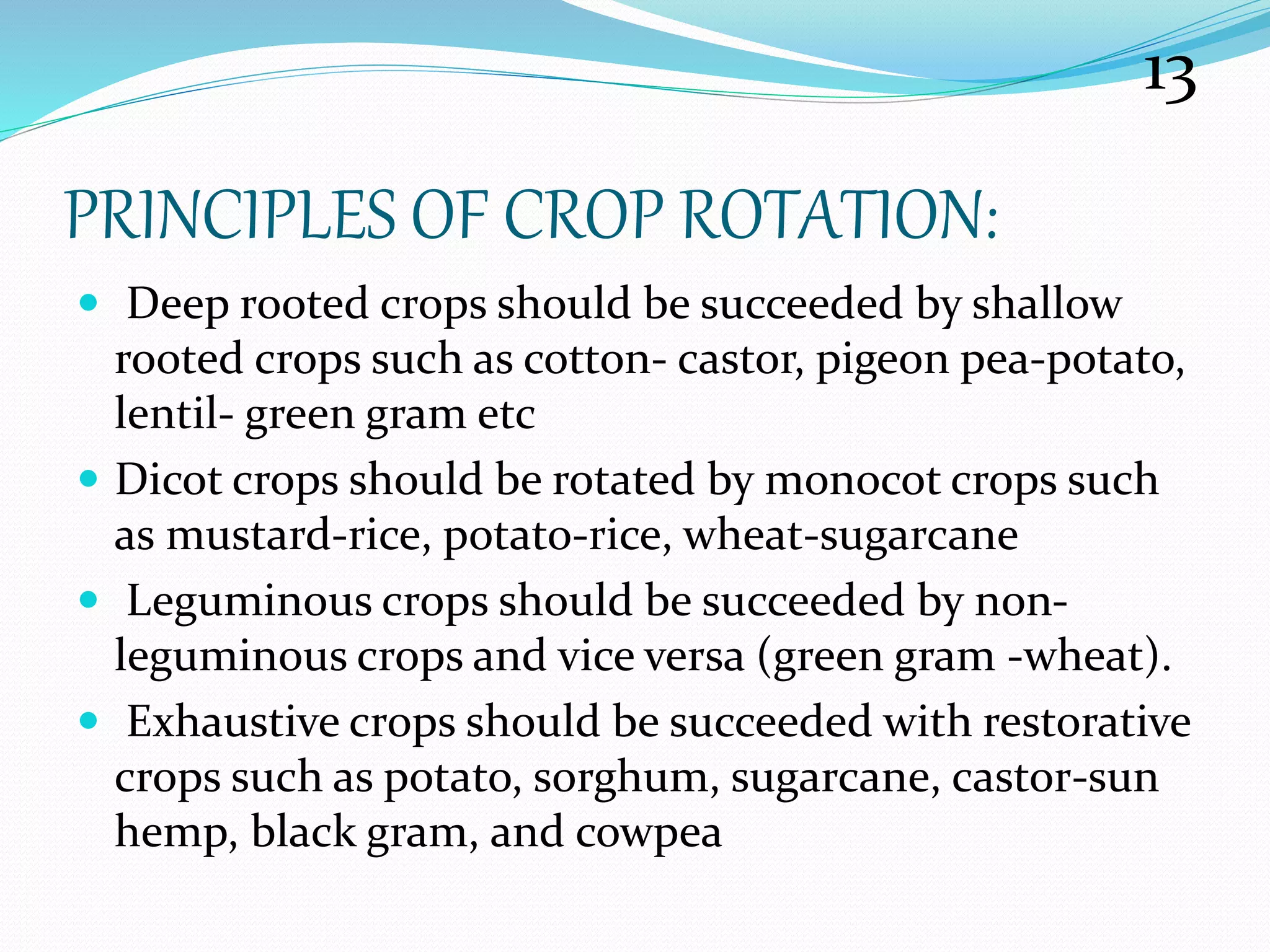 Crop rotation inplant | PPTX