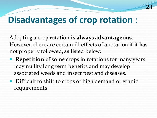 Crop Rotation Inplant