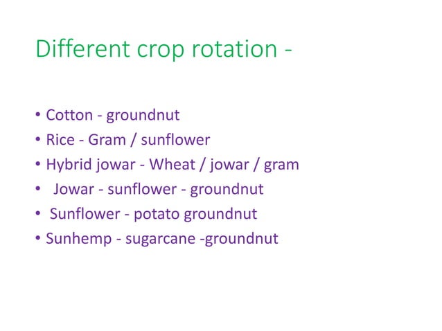 Crop rotation | PPTX | Agriculture | Industries