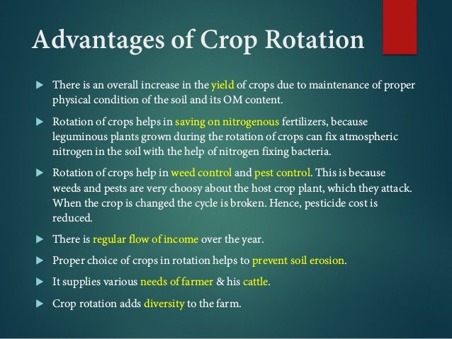 Crop Rotation And Its Principle