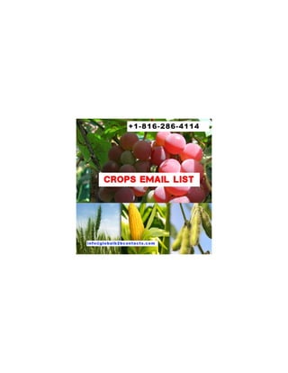 Crops email list