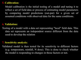 Crop simulation model | PDF | Agriculture | Industries