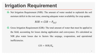 Comprehensive Guide to Crop Water Requirements and Efficient Irrigation ...