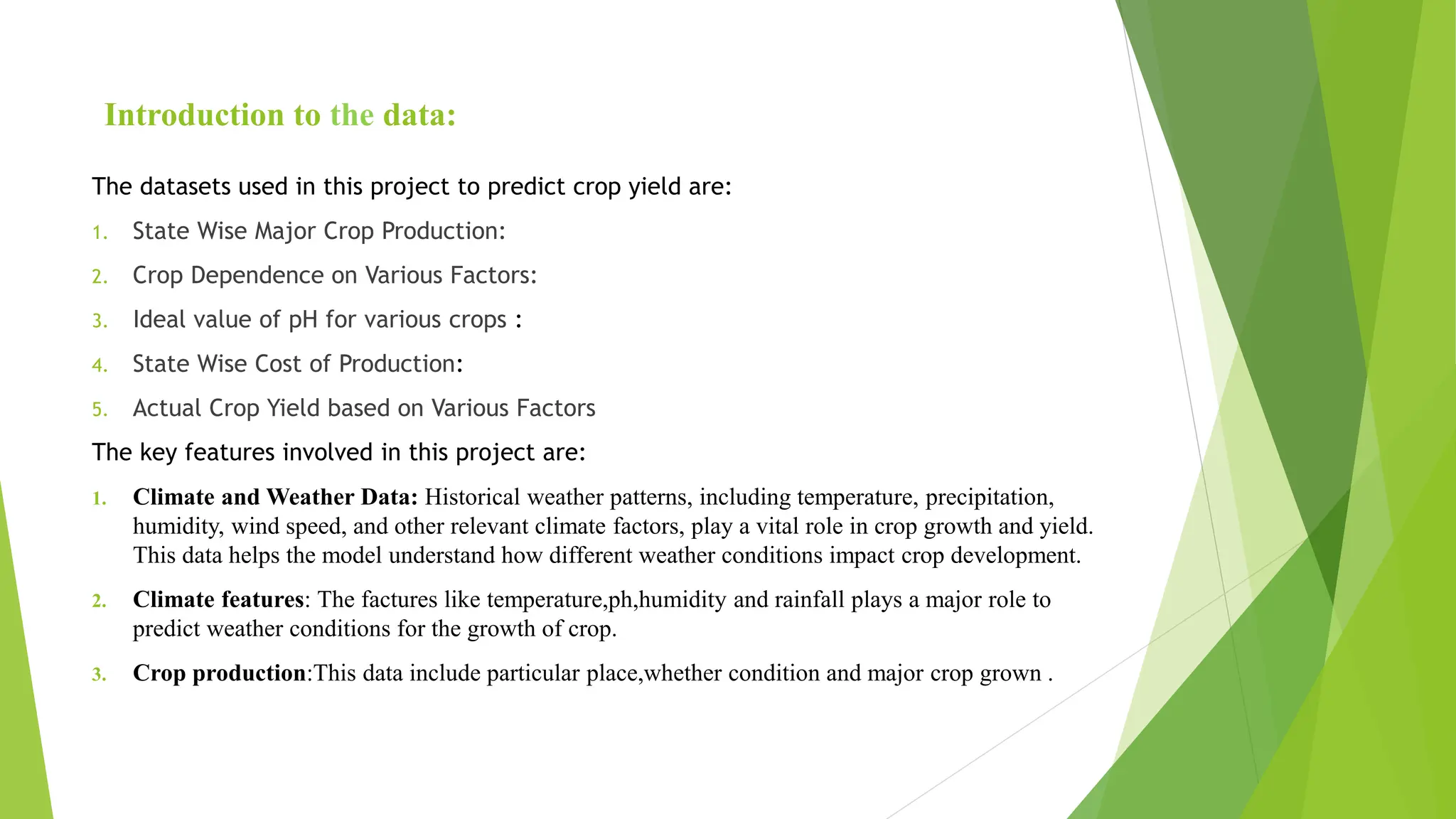Crop Yield Prediction using Machine Learning.pptx | Agriculture ...