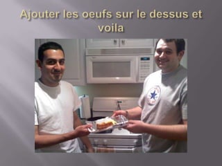Ajouter les oeufs sur le dessus et voila