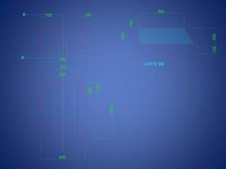 B
B'
CORTE BB'
800
512
140
600
150
125325
1000
180
100
100 100
800
600
 