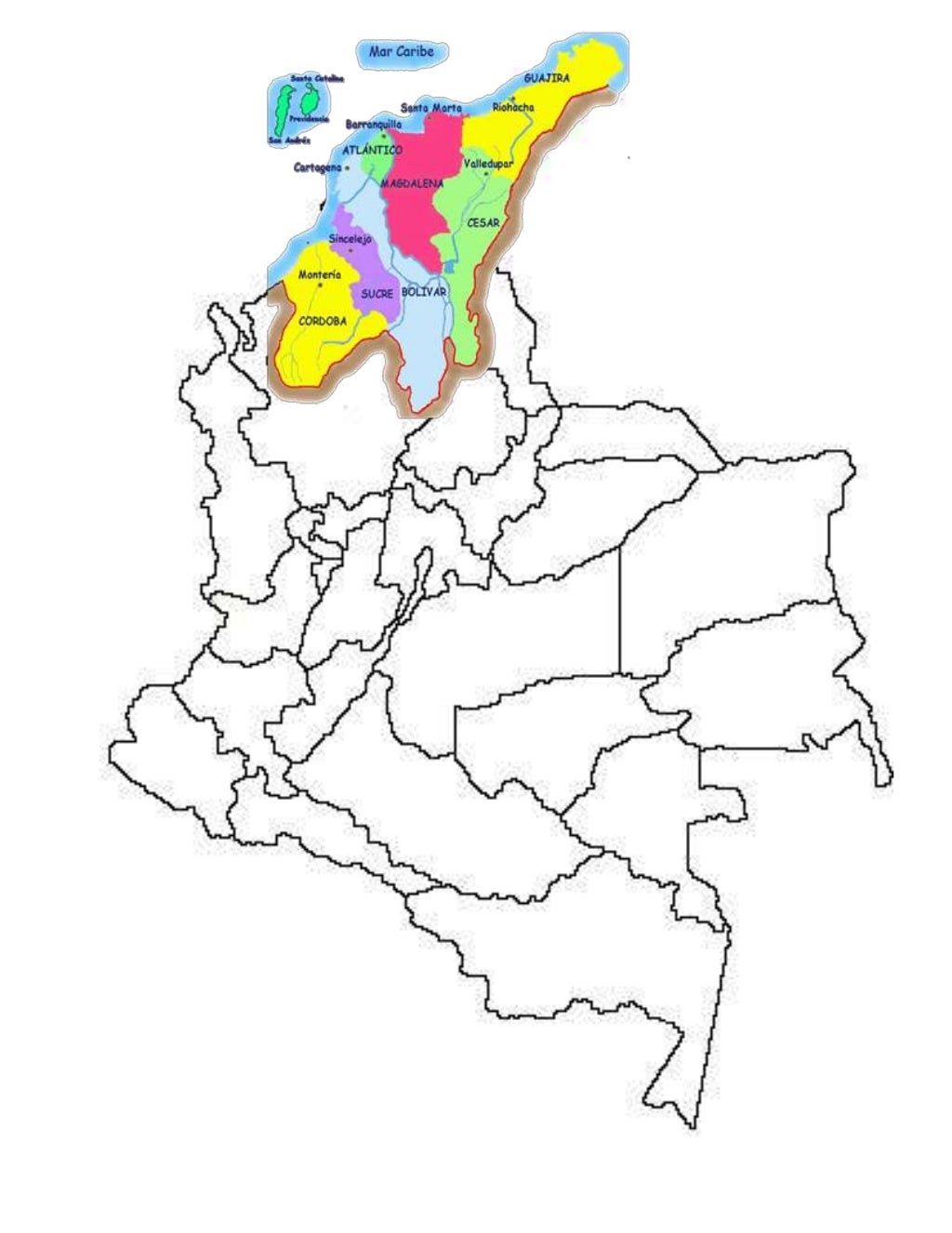 Croquis De Colombia Mapa De Colombia Mapa Dibujo Dibujos Para Porn