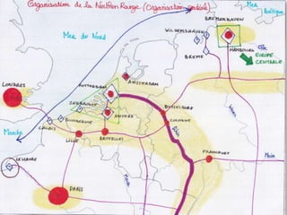 Croquis l'organisation spatiale de la northern range