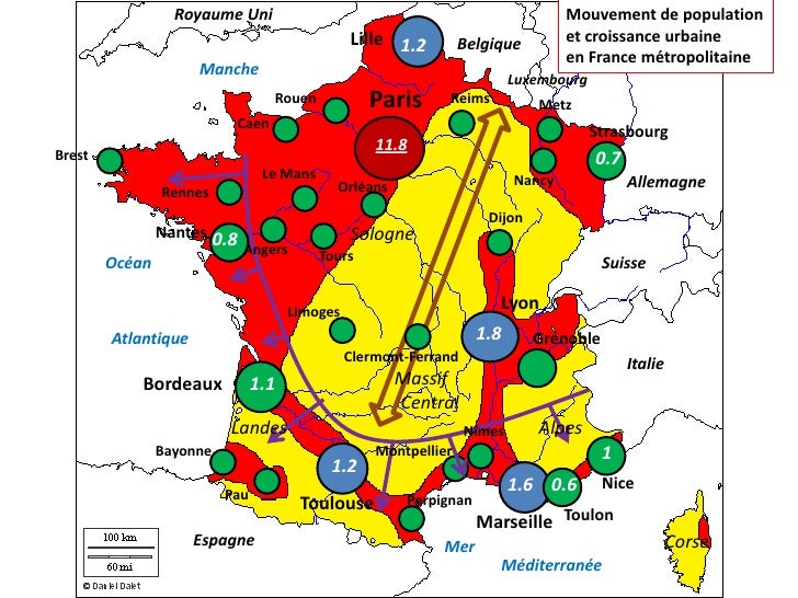 La Métropolisation De La France Croquis