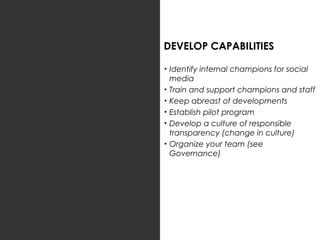 Crosby social media the strategic context | PPT