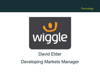 David Elder
Developing Markets Manager
 