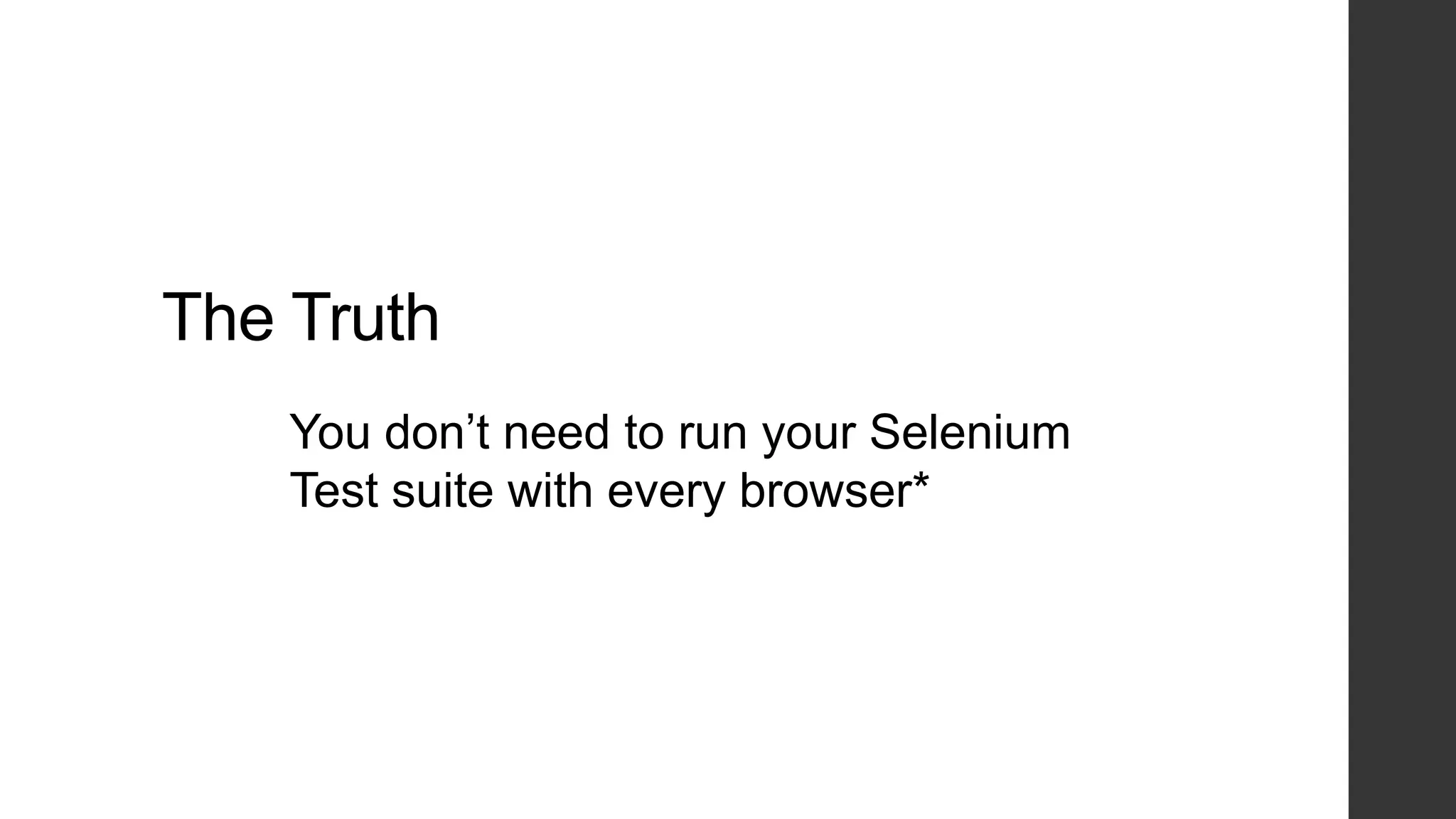 Cross browser Unit Testing JavaScript PPT Cross browser unit testing javascript ppt