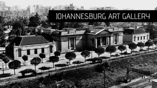 “how can art touch the lives of the
destitute crowds in and around Joubert Park?”
 