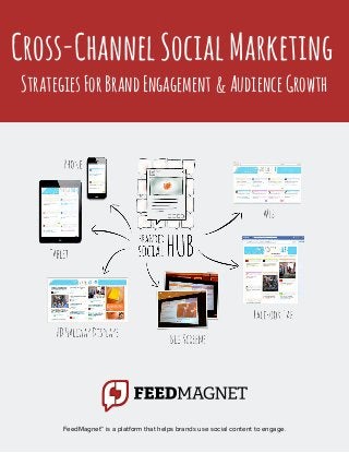FeedMagnet™ is a platform that helps brands use social content to engage.
Cross-ChannelSocialMarketing
StrategiesForBrandEngagement AudienceGrowth&
 