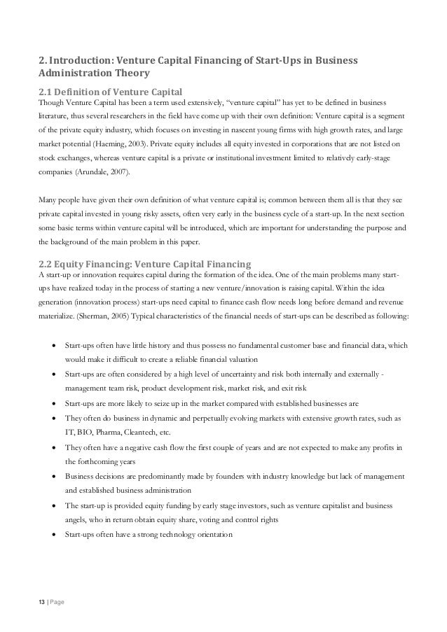 venture capital definition